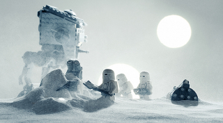 Illustration for article titled Daily life on Hoth, illustrated with Lego
